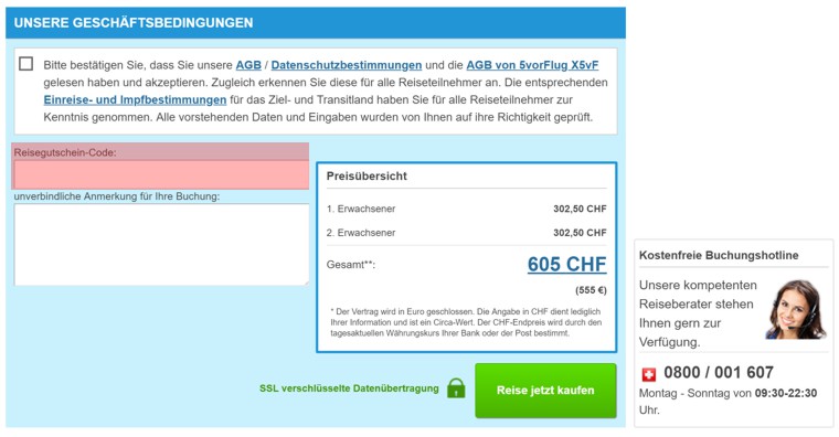 wie wird ein 12-travel ch Gutscheincode eingeloest