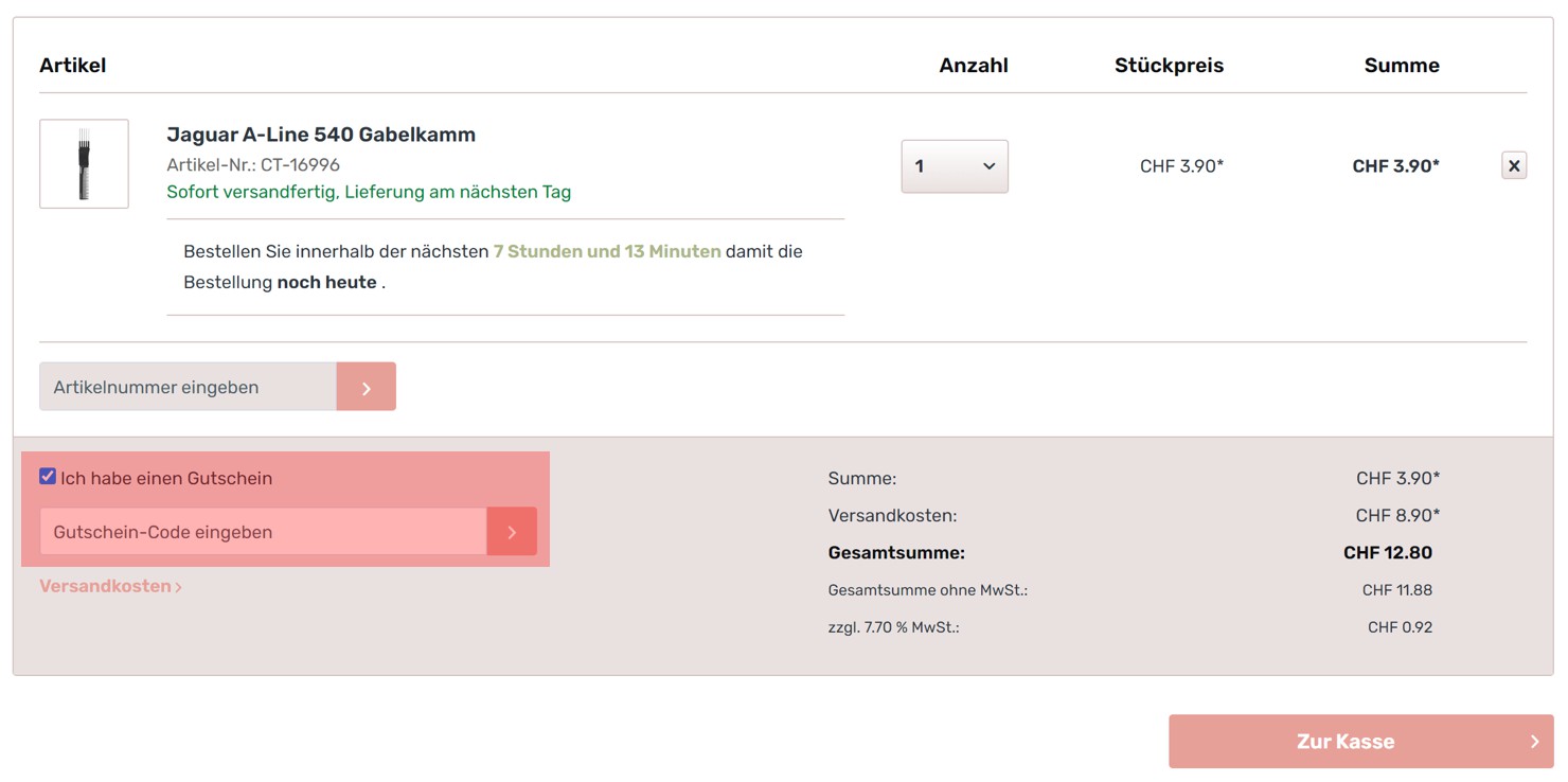 wie ist ein c-total Gutscheincode einzulösen