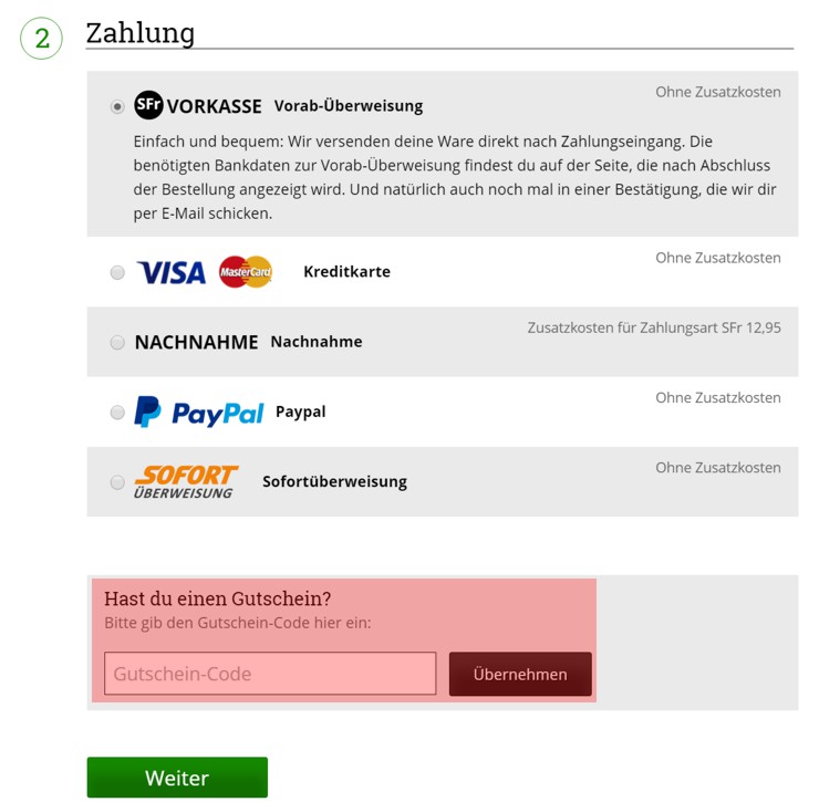 wie wird ein emp-online ch Gutscheincode eingeloest