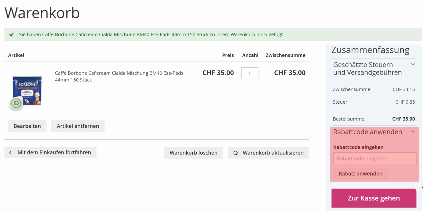 wie ist ein kafiblitz Gutscheincode einzulösen