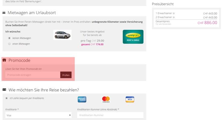 wie wird ein lastminute.ch Gutscheincode eingeloest