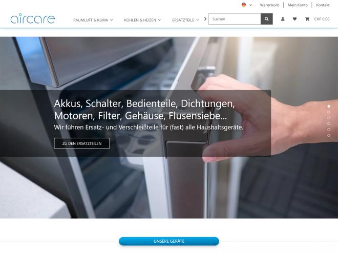 Screenshot des Shops