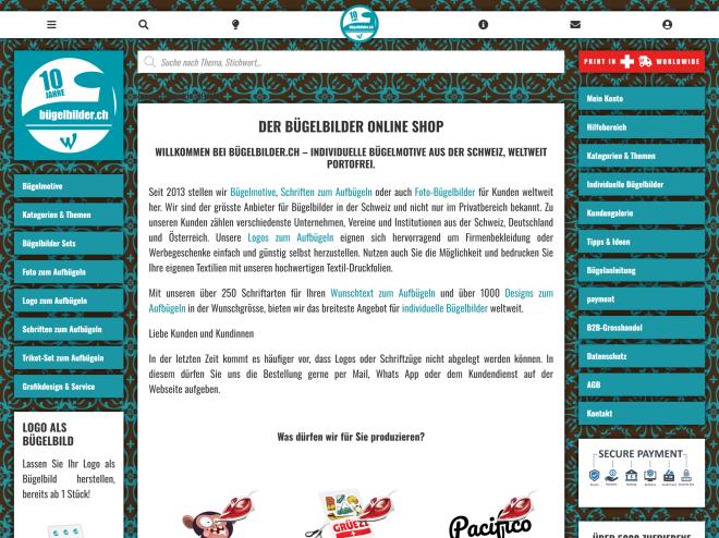 Screenshot des Shops