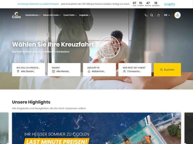 Screenshot des Shops