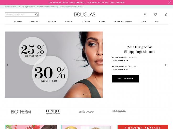 Screenshot des Shops