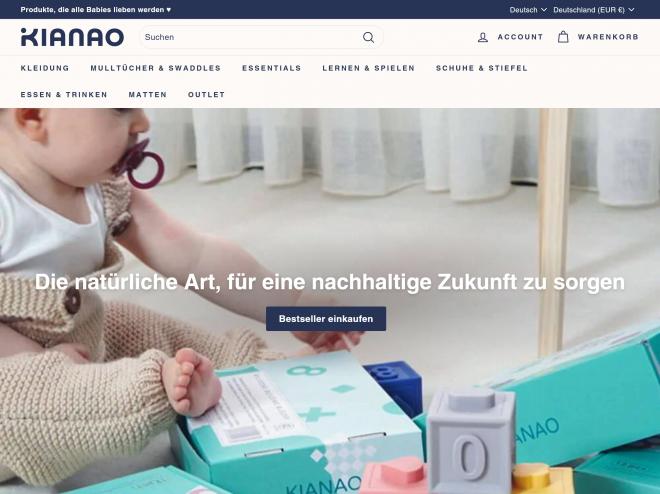 Screenshot des Shops