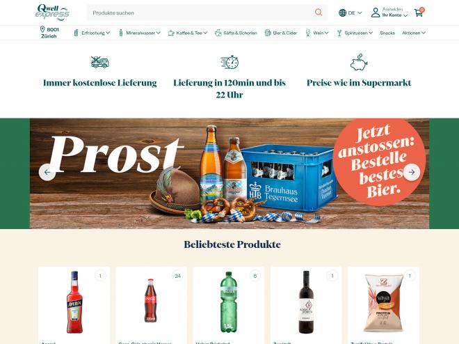 Screenshot des Shops