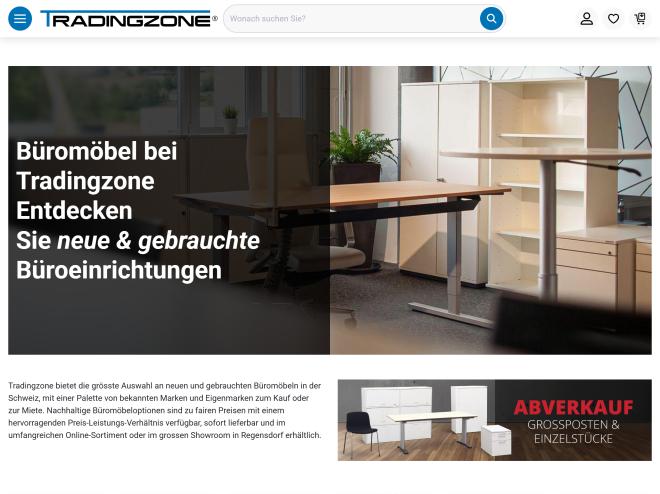 Screenshot des Shops