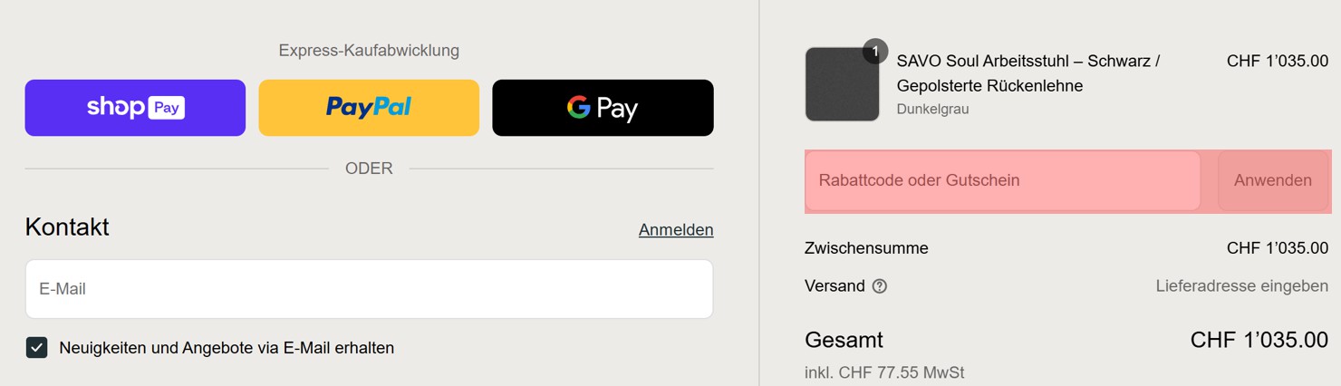 wie ist ein Milola Gutscheincode einzulösen